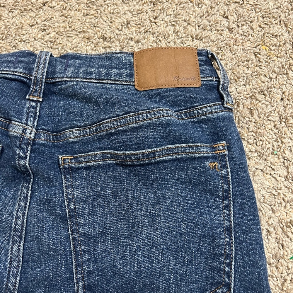Madewell Women's Dark Blue Straight-Leg Jeans The Perfect Vintage Size 27 Casual - Picture 7 of 9